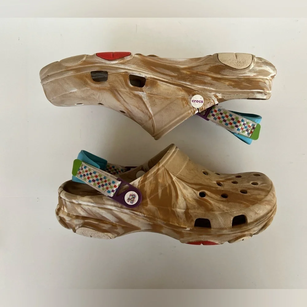 Crocs X Cinnamon Toast Crunch All Terrain Clogs, Brown Sugar/Blue, M10/W12